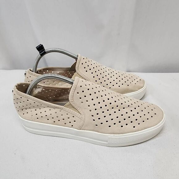 Steve Madden Mens 10 Owen perforated slip on sneaker faux suede - Picture 2 of 9